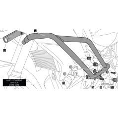 Bukócső Kawasaki Versys 650 2022-2025