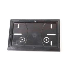 Rendszámtábla tartókeret MKP fekete műanyag