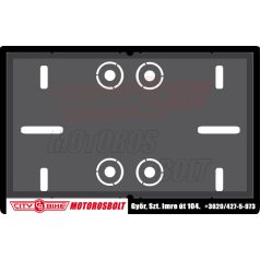   Rendszámtábla tartókeret MKP fekete műanyag (City Bike felirattal)