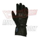 Kesztyű Rush-M bőr fekete kemény protektorral 4XL