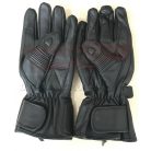 Kesztyű Rush-M bőr fekete kemény protektorral 4XL
