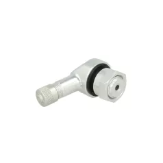 Szelep felnibe 90 fokos ezüst alu    10mm  furathoz