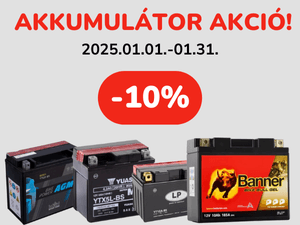 Akkumulátor akció!