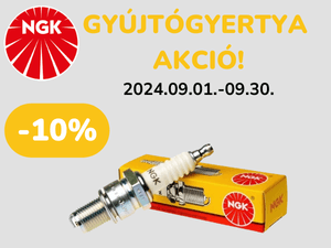 NGK gyújtógyertya akció!