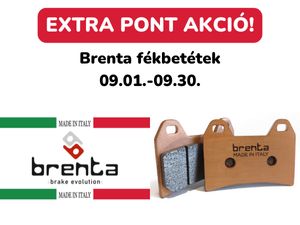Extra pontok! - Brenta fékbetétek - 2024 szeptember