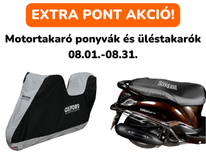 Extra pontok! - Motortakaró ponyvák - 2024 augusztus
